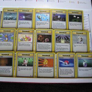 Lot of 15 Vintage Pokemon Cards All Trainers